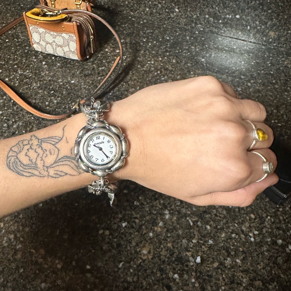 Chicos Boho Silver Watch